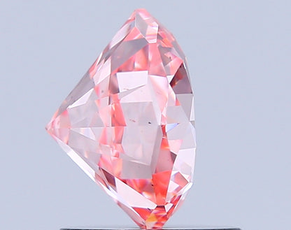 OCTAGONAL 1.48 CARAT FANCY INTENSE PINK VS1  EX EX SLIGHT
