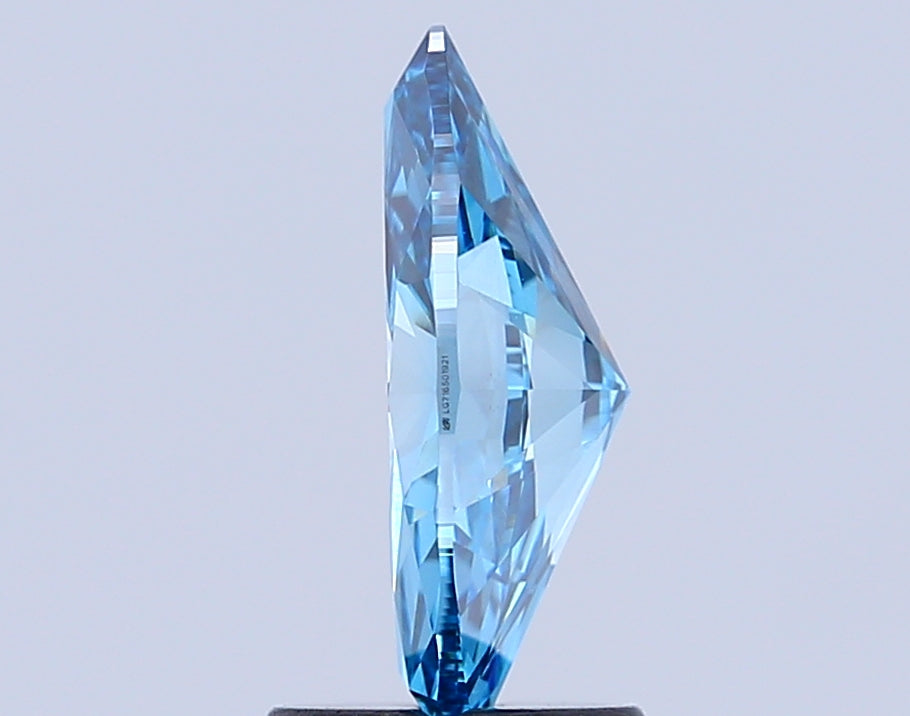 marquise 1.49 carat fancy vivid blue vs1  vg vg none