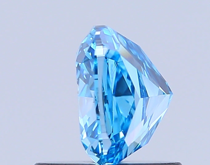 cushion 1.07 carat fancy vivid blue vvs2  ex vg none
