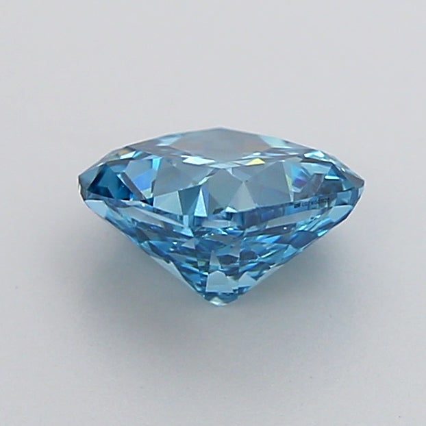 cushion 1.01 carat fancy vivid blue vvs2  ex vg none