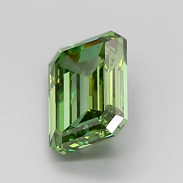emerald 0.99 carat fancy vivid green vs1  vg vg very slight