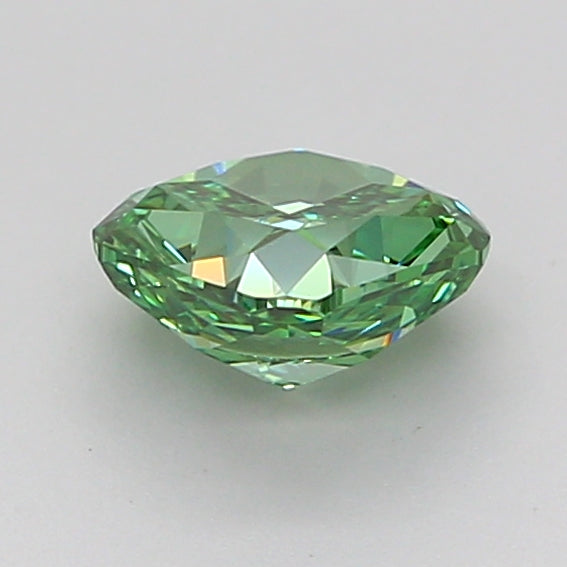 cushion 0.97 carat fancy vivid green vs1  vg vg none