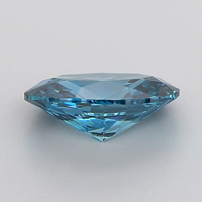 oval 1 carat fancy vivid blue vs1  ex vg none