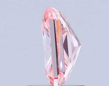 RADIANT 1.52 CARAT FANCY INTENSE PINK VS1  VG VG STRONG