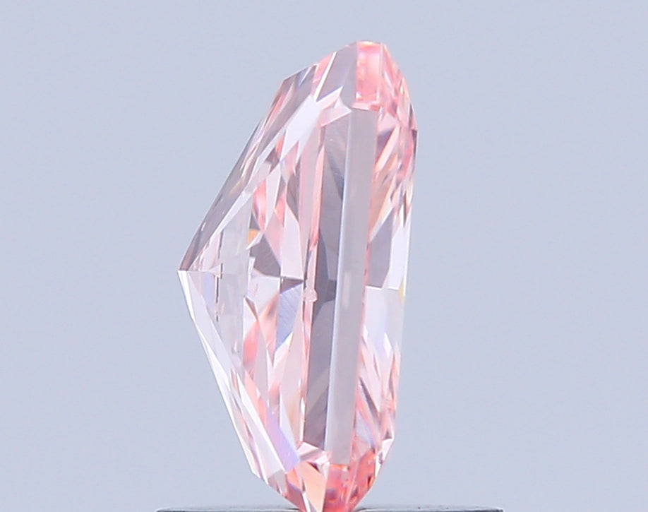 radiant 1.52 carat fancy intense pink vs1  vg vg strong