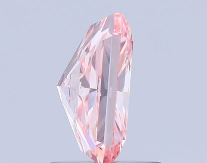 RADIANT 1.52 CARAT FANCY INTENSE PINK VS1  VG VG STRONG