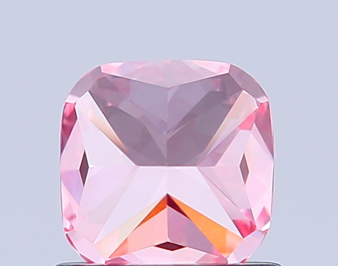 cushion 0.96 carat fancy vivid pink vvs2  vg vg strong