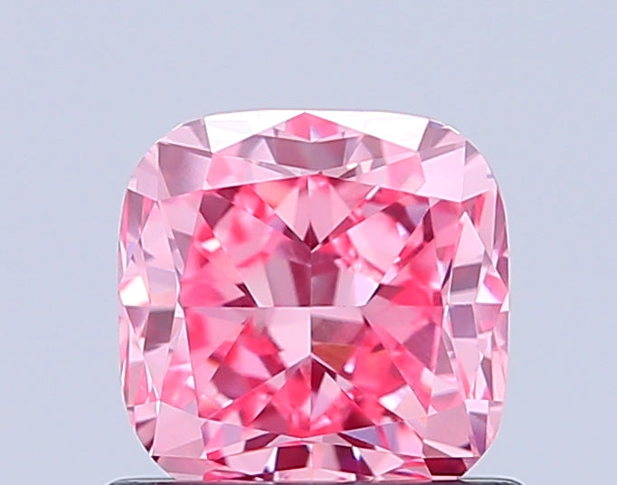 cushion 0.96 carat fancy vivid pink vvs2  vg vg strong