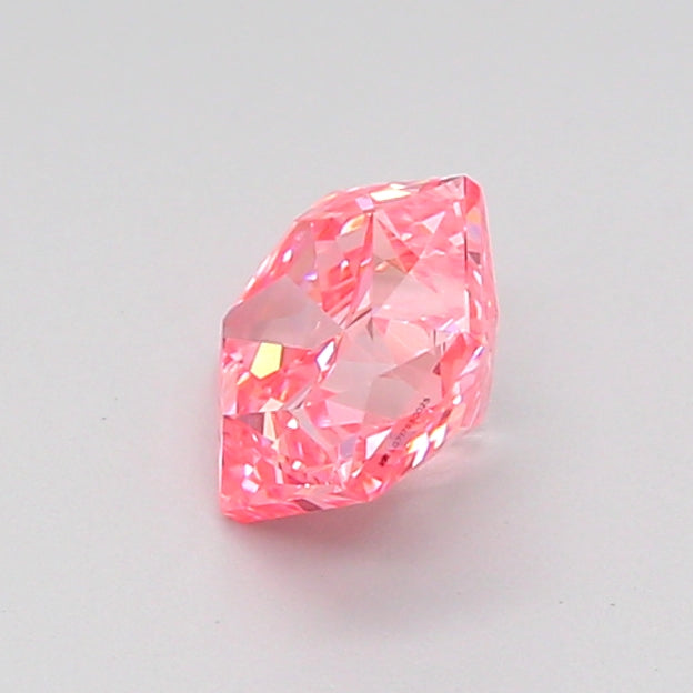 octagonal 0.84 carat fancy vivid pink vs2  vg vg strong
