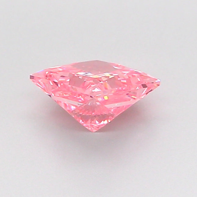 princess 0.8 carat fancy vivid pink vvs2  vg vg slight