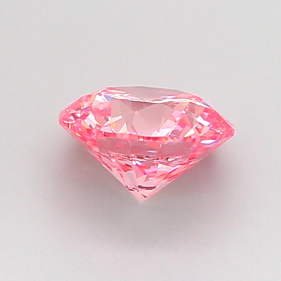 round 0.8 carat fancy vivid pink vvs1 id ex ex slight