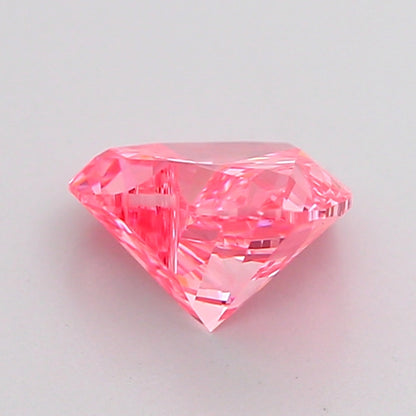 HEART 1 CARAT FANCY VIVID PINK VS2  VG VG STRONG
