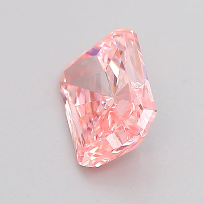 RADIANT 1 CARAT FANCY VIVID PINK VS1  VG VG STRONG