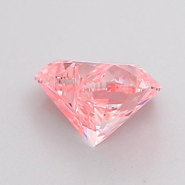 heart 1.06 carat fancy intense pink vs1  good vg slight