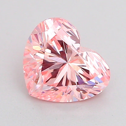 HEART 1.06 CARAT FANCY INTENSE PINK VS1  Good VG SLIGHT
