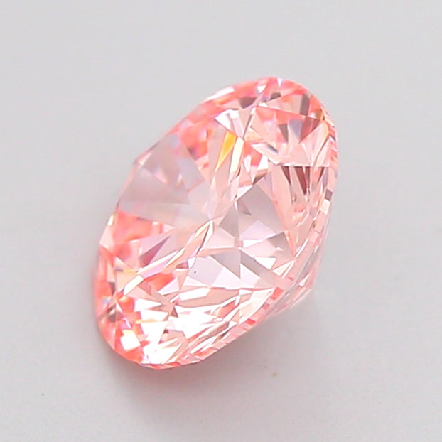 round 1.25 carat fancy intense pink vs1 id ex ex slight