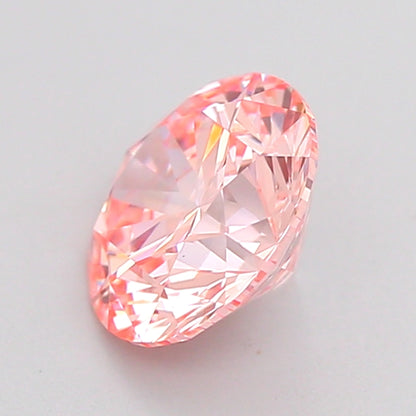 ROUND 1.25 CARAT FANCY INTENSE PINK VS1 ID EX EX SLIGHT