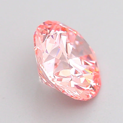 ROUND 1.25 CARAT FANCY INTENSE PINK VS1 ID EX EX SLIGHT