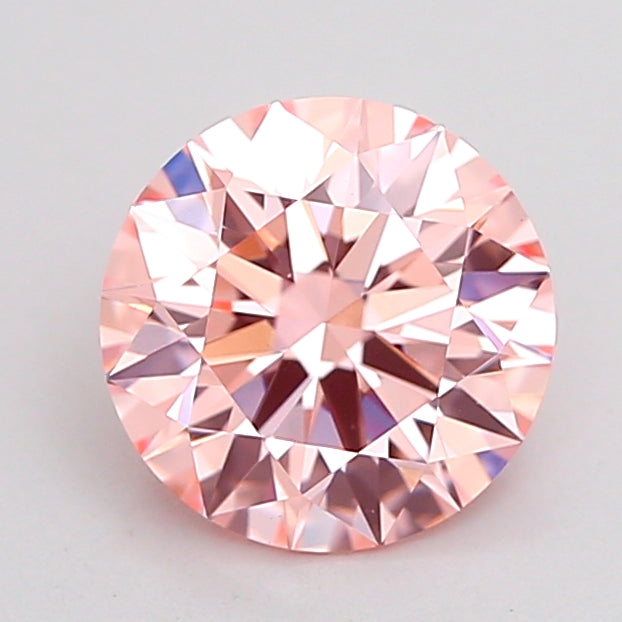 round 1.25 carat fancy intense pink vs1 id ex ex slight