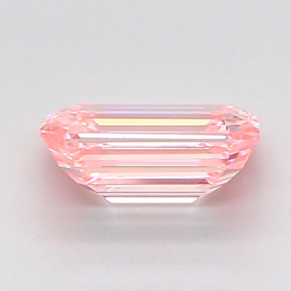emerald 1.06 carat fancy intense pink vvs2  vg ex slight