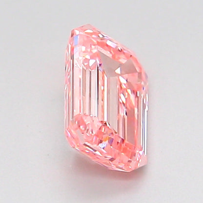 EMERALD 1.06 CARAT FANCY INTENSE PINK VVS2  VG EX SLIGHT