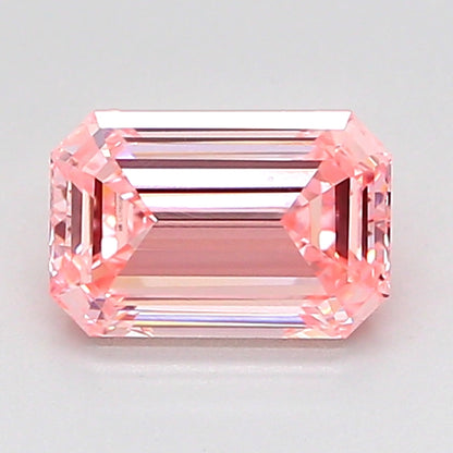 EMERALD 1.06 CARAT FANCY INTENSE PINK VVS2  VG EX SLIGHT