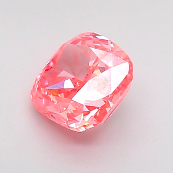 cushion 1 carat fancy vivid pink vs2  vg vg strong