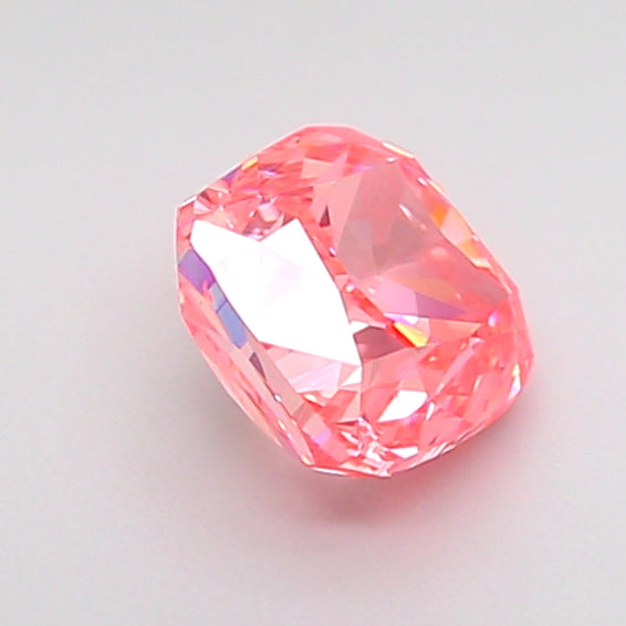 cushion 1 carat fancy vivid pink vs2  vg vg strong