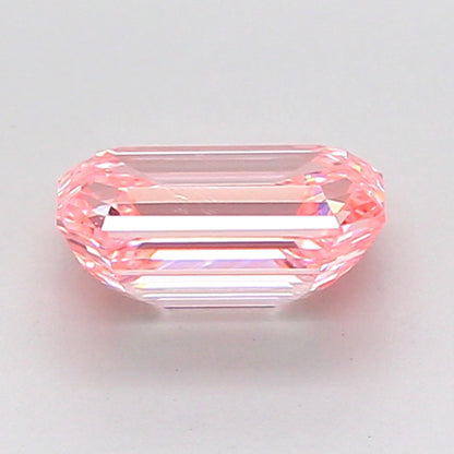 EMERALD 1.05 CARAT FANCY VIVID PINK VVS2  VG VG SLIGHT