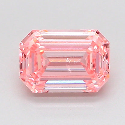 EMERALD 1.05 CARAT FANCY VIVID PINK VVS2  VG VG SLIGHT