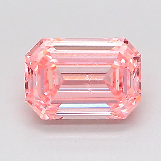 EMERALD 1.05 CARAT FANCY VIVID PINK VVS2  VG VG SLIGHT