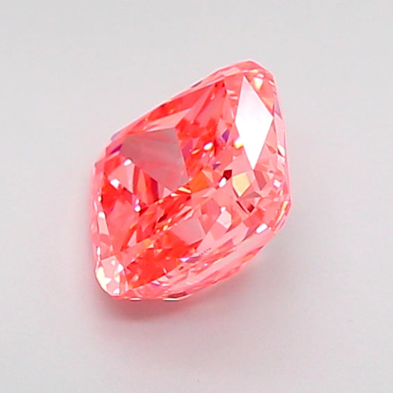 cushion 1.01 carat fancy vivid pink vvs2  vg good strong