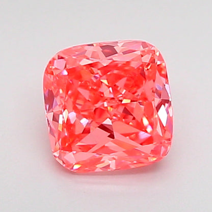 CUSHION 1.01 CARAT FANCY VIVID PINK VVS2  VG Good STRONG