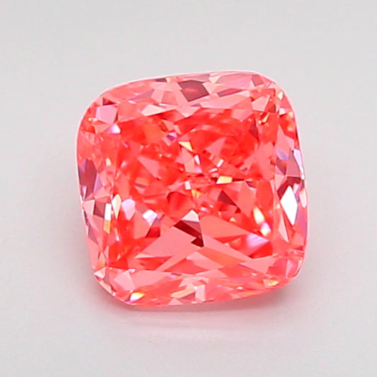 CUSHION 1.01 CARAT FANCY VIVID PINK VVS2  VG Good STRONG