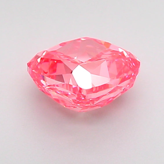 cushion 1.06 carat fancy vivid pink vvs2  vg good strong