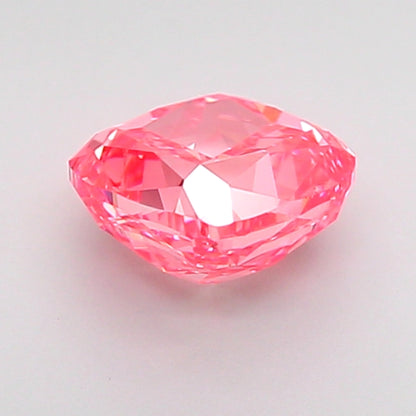 CUSHION 1.06 CARAT FANCY VIVID PINK VVS2  VG Good STRONG