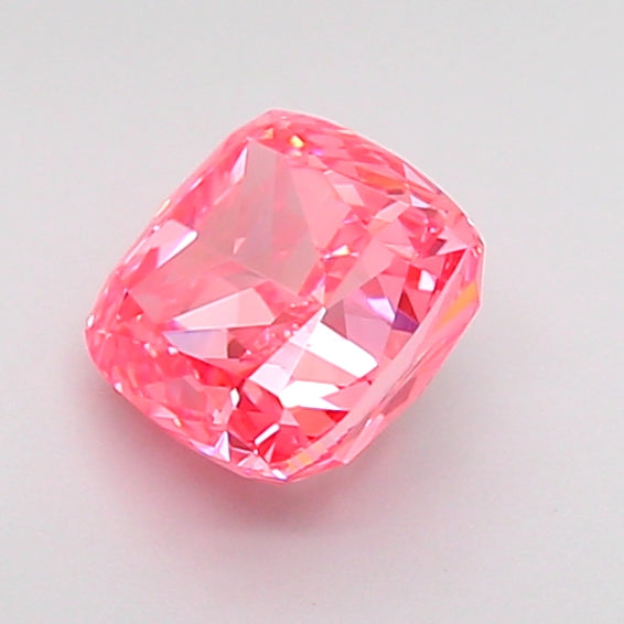cushion 1.06 carat fancy vivid pink vvs2  vg good strong