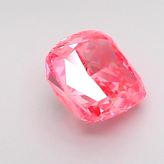 cushion 1.06 carat fancy vivid pink vvs2  vg good strong