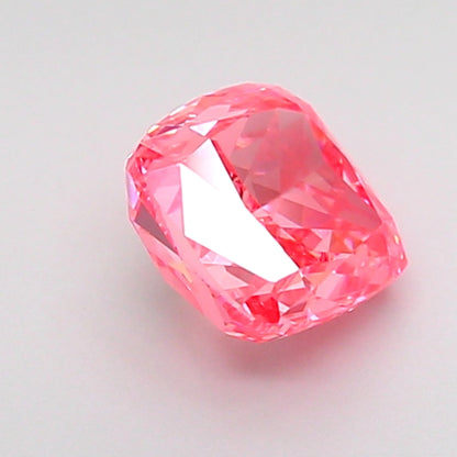 CUSHION 1.06 CARAT FANCY VIVID PINK VVS2  VG Good STRONG