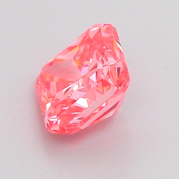 radiant 1.02 carat fancy vivid pink vvs2  ex vg strong