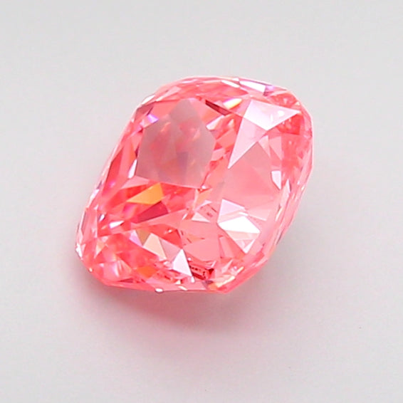 cushion 1.03 carat fancy vivid pink vvs2  ex vg strong