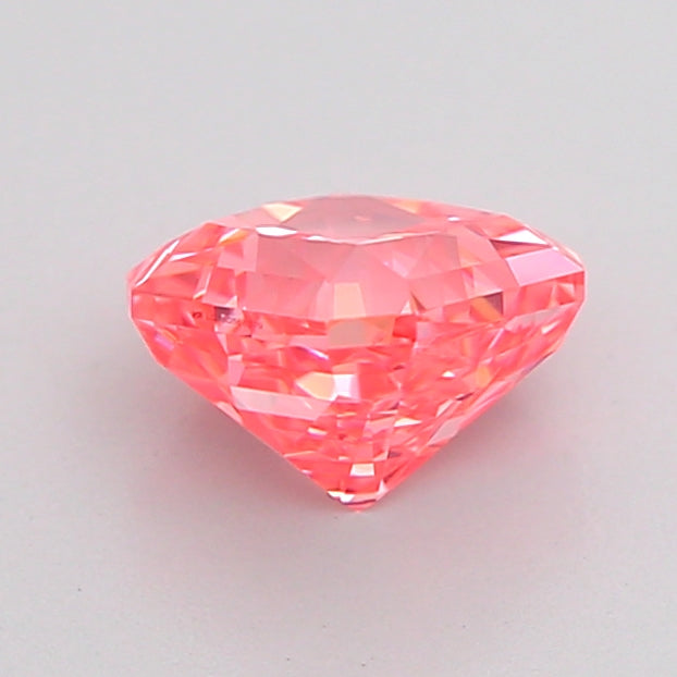 radiant 1.01 carat fancy vivid pink vs1  vg vg strong