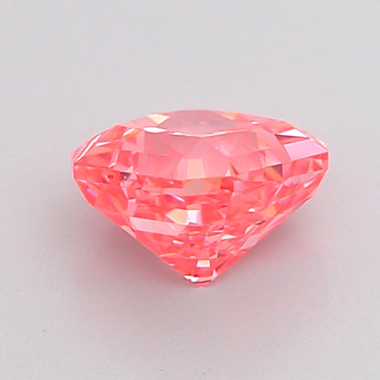 RADIANT 1.01 CARAT FANCY VIVID PINK VS1  VG VG STRONG