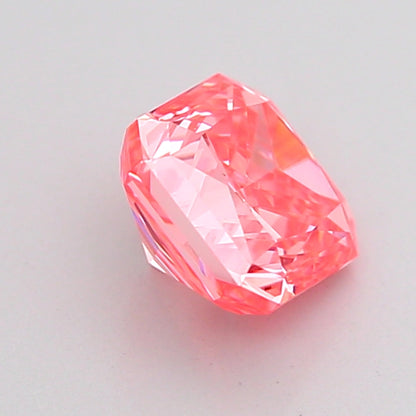 RADIANT 1.01 CARAT FANCY VIVID PINK VS1  VG VG STRONG