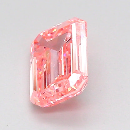 EMERALD 1.07 CARAT FANCY VIVID PINK VVS2  VG VG STRONG