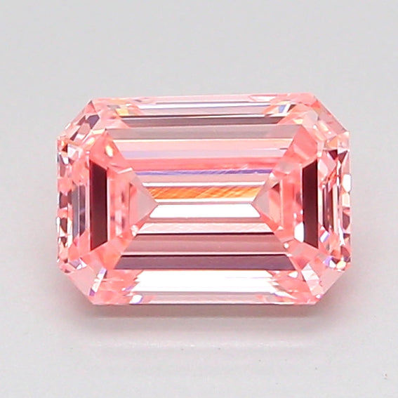 emerald 1.07 carat fancy vivid pink vvs2  vg vg strong
