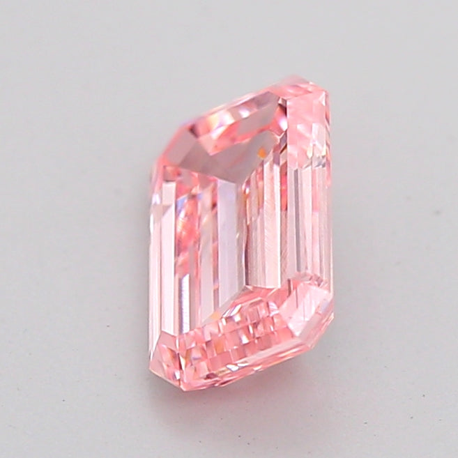 emerald 1.01 carat fancy intense pink vvs2  vg vg slight
