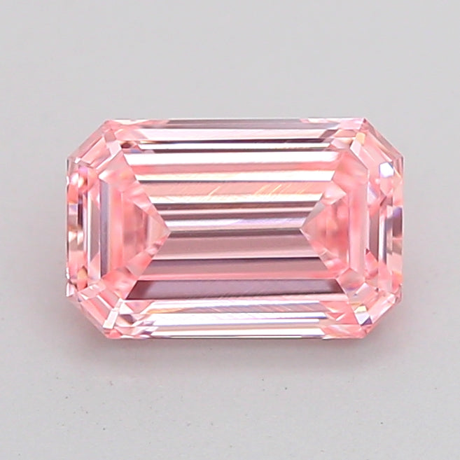 emerald 1.01 carat fancy intense pink vvs2  vg vg slight