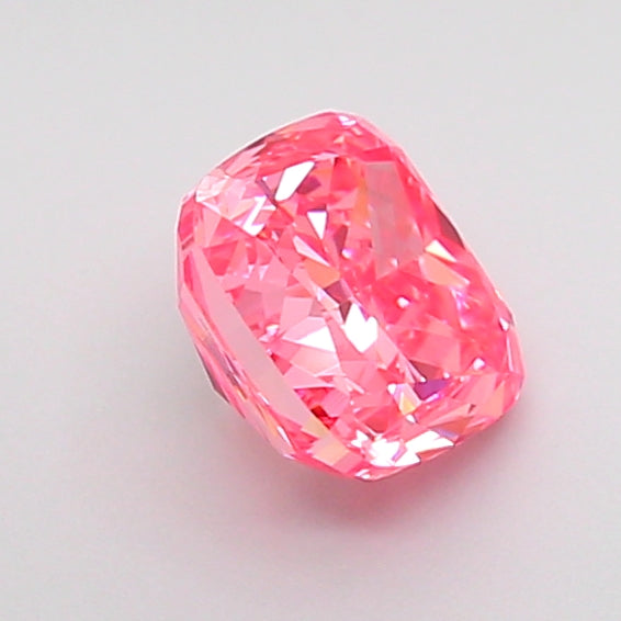 cushion 1.04 carat fancy vivid pink vs1  vg vg strong