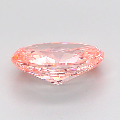 OVAL 1.37 CARAT FANCY VIVID PINK VVS1  VG VG SLIGHT